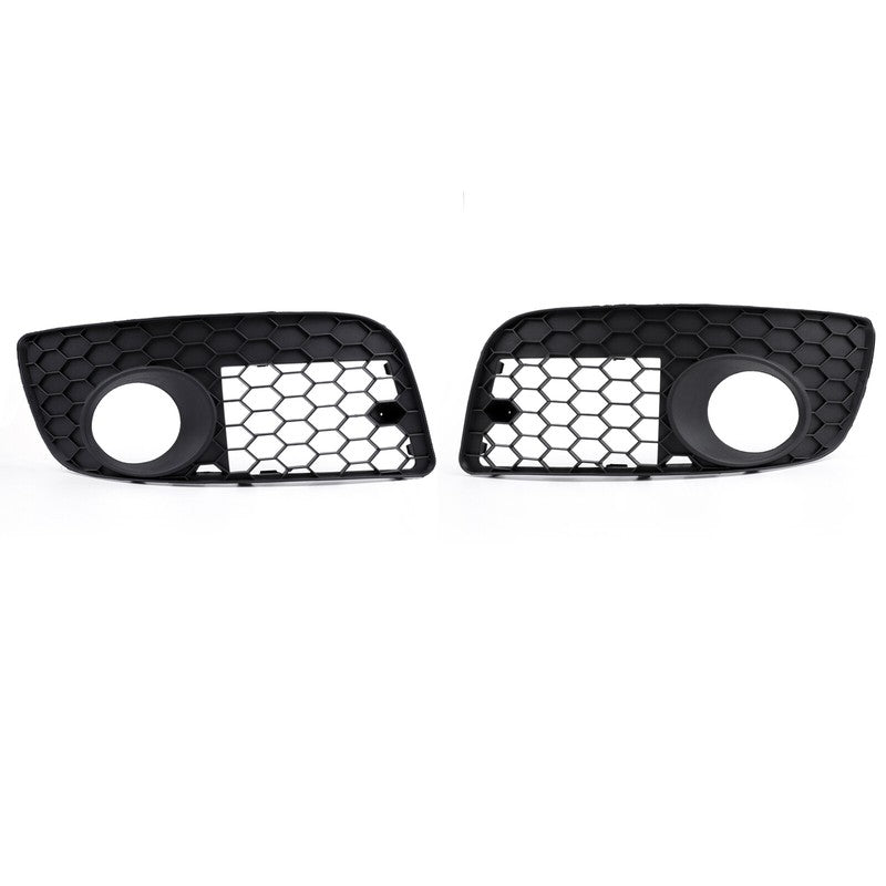 Pair Front Bumper Fog Lamp Lights Grill Grille For VW GOLF MK5 GTI 2006-2009