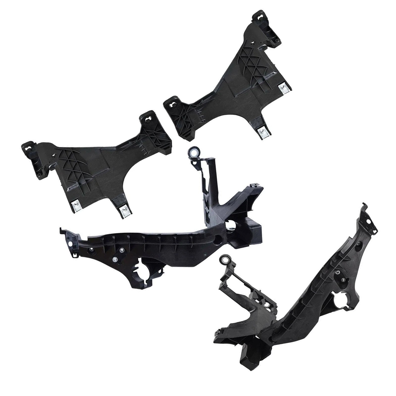 2013-2016 Audi A4 Facelift 4PCS Front Headlight Mount Support Plate Bracket