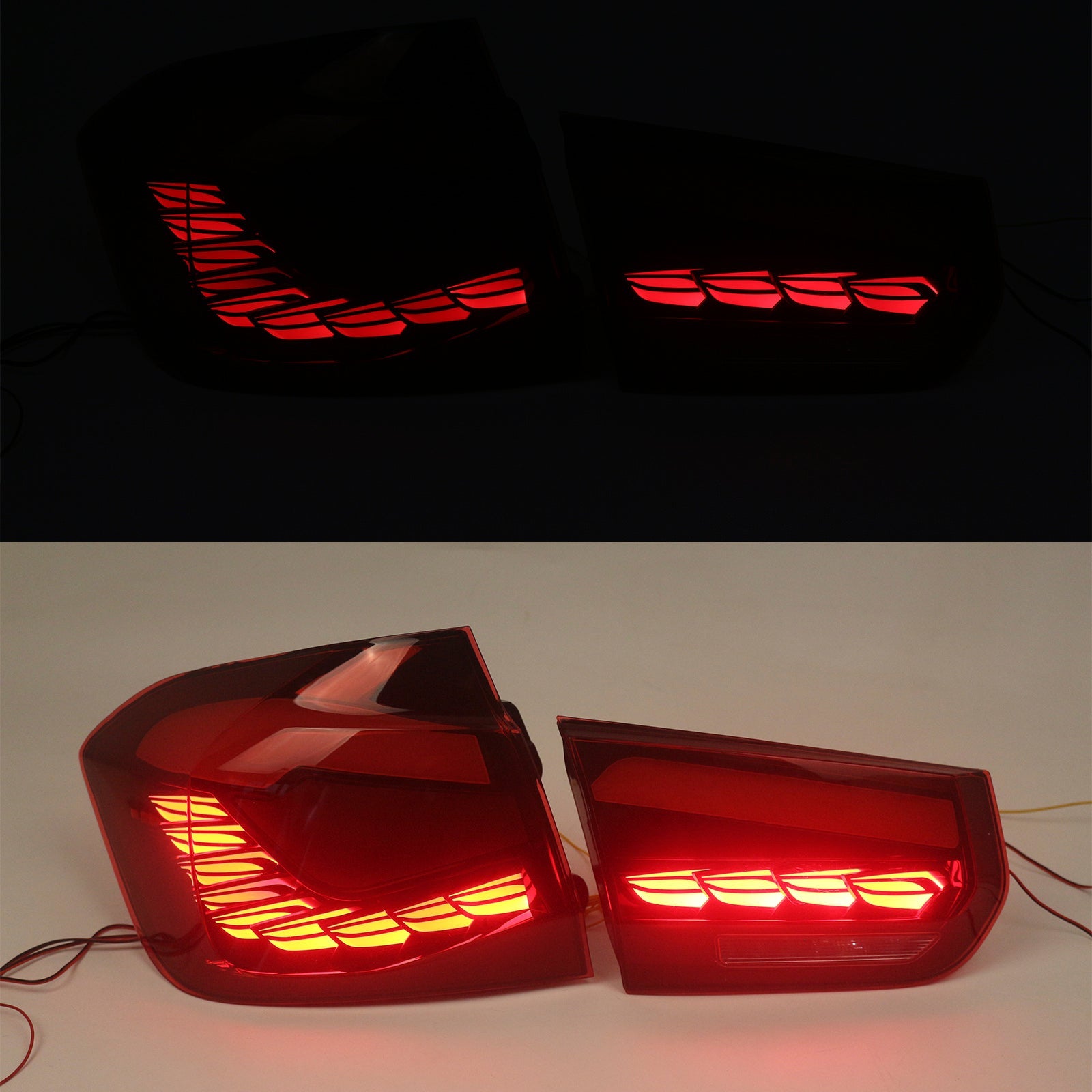 2012-2018 BMW 3 Series F30 F80 316d L&R Red LED Tail Lights Rear Lamp Assembly 63217313039 63217372793