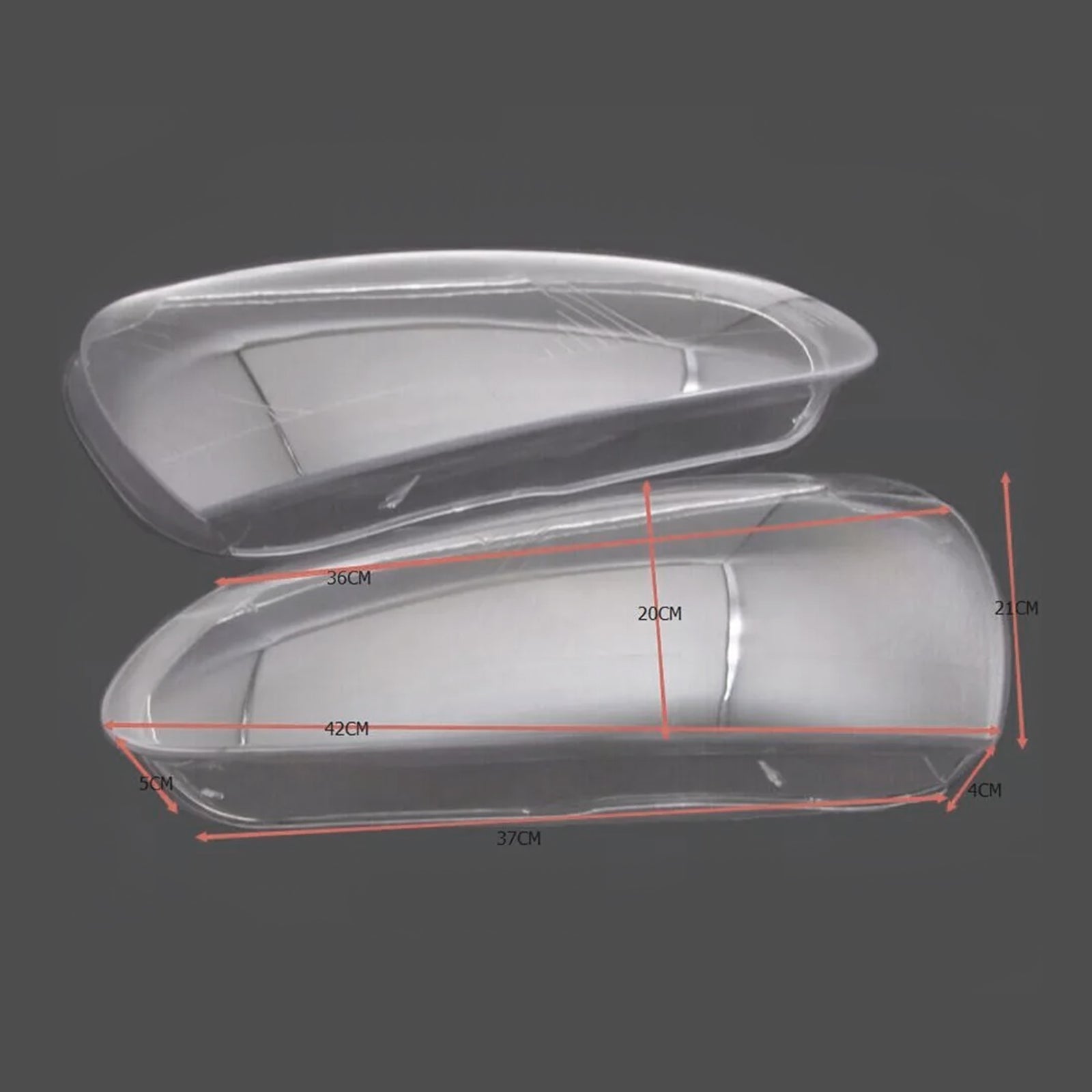 2006-2009 Volkswagen Rabbit 2PCS Front Headlight Lens Headlamp Clear Cover 1K6941005S