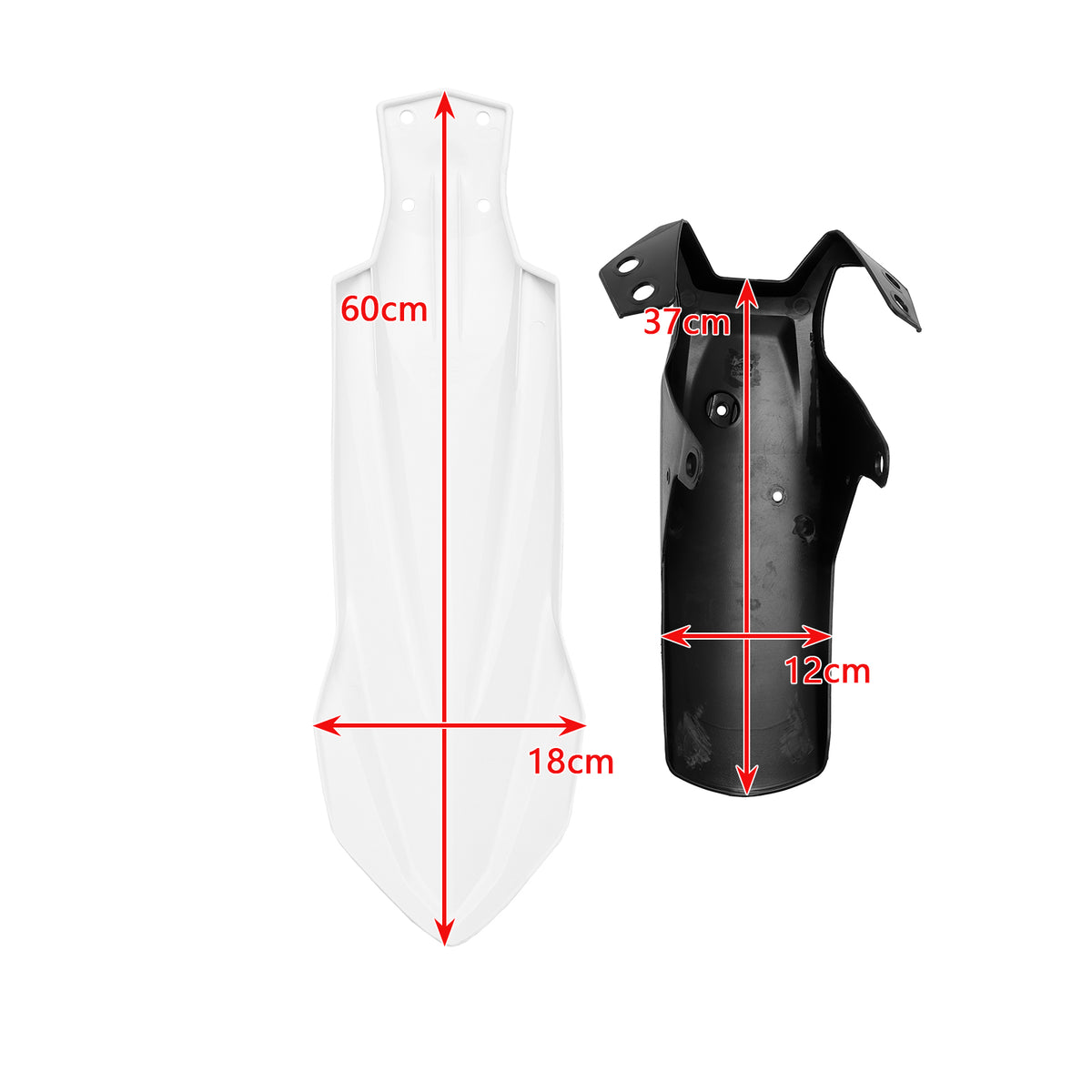 High Front Fender Mudguard Fairing For Yamaha Tenere 700 2019-2026 White