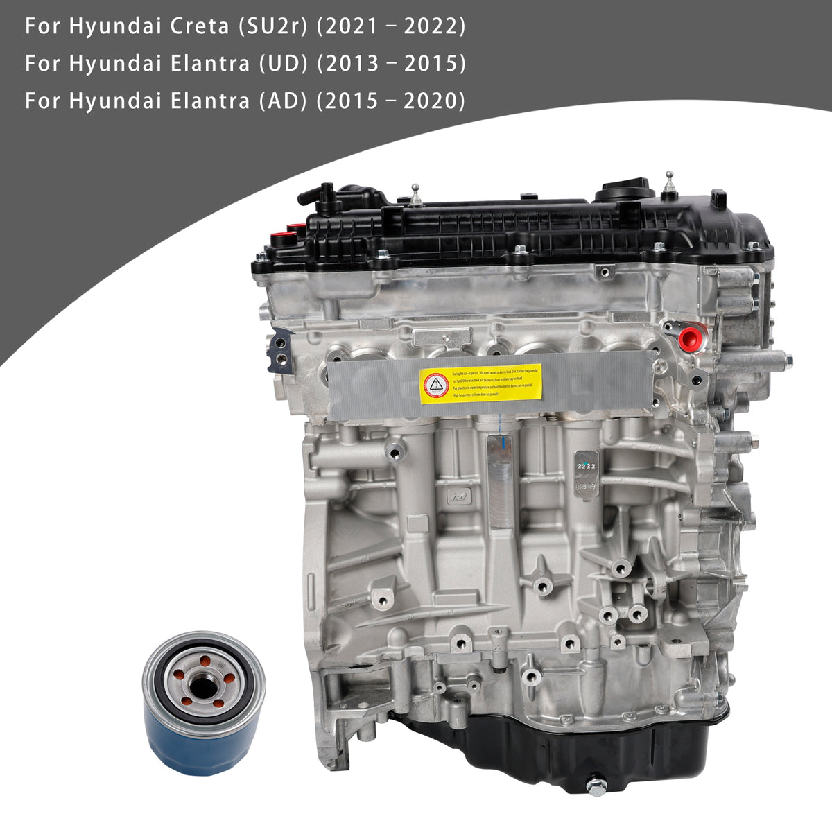 2012-2018 Kia Forte (YD) 2.0L New Engine Assembly G4NA G4NA 2.0L Generic