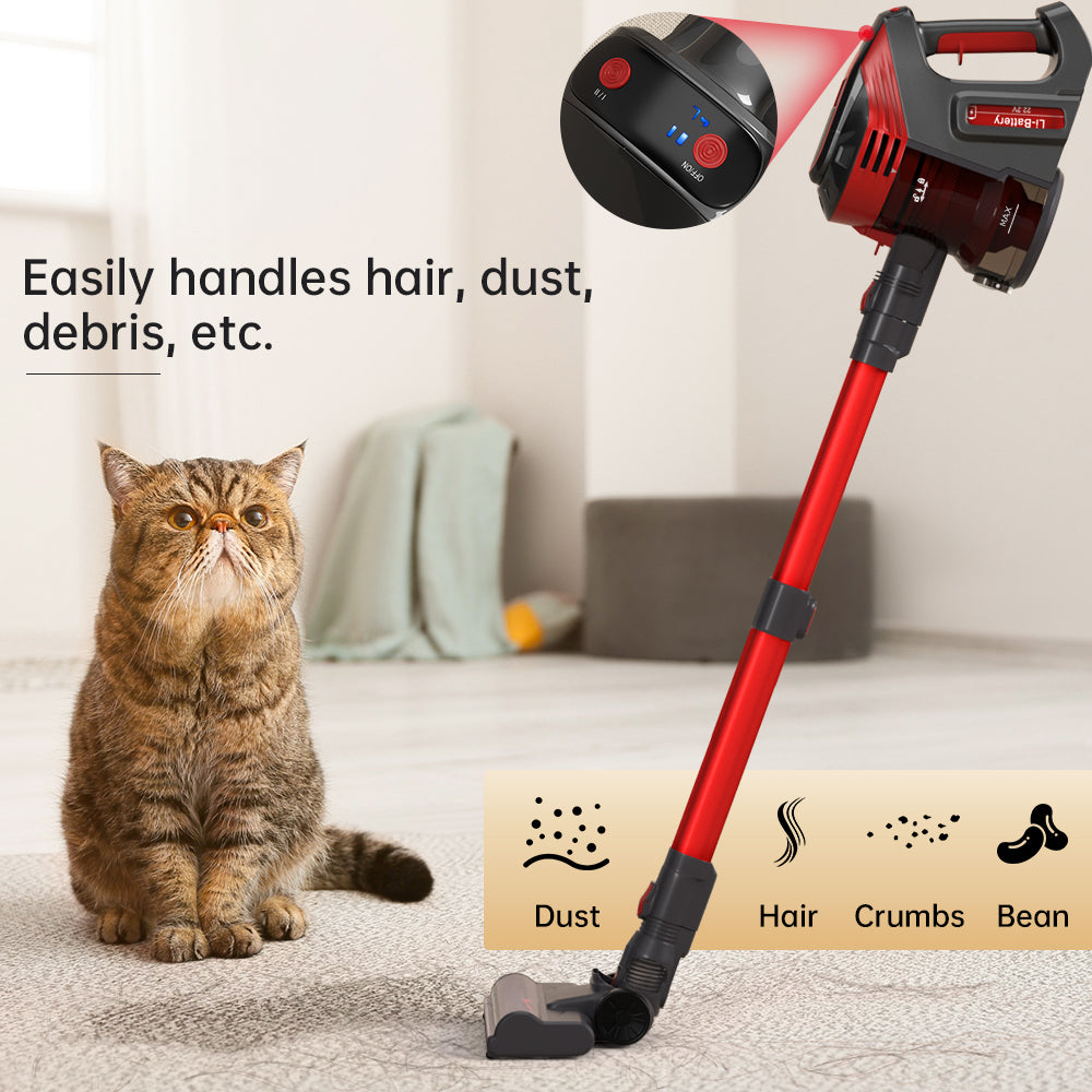 Cordless Vacuum Cleaners Lightweight Stick Vacuum for Hardwood Floor Carpet Pet Hair Home/Car Clean