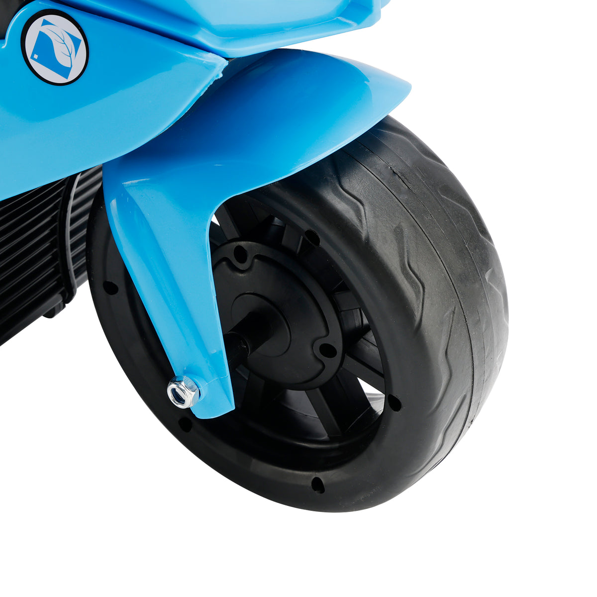3Wheel 6V Kid Ride On Motorcycle Electric Toy With Remote Control LED Light Blue