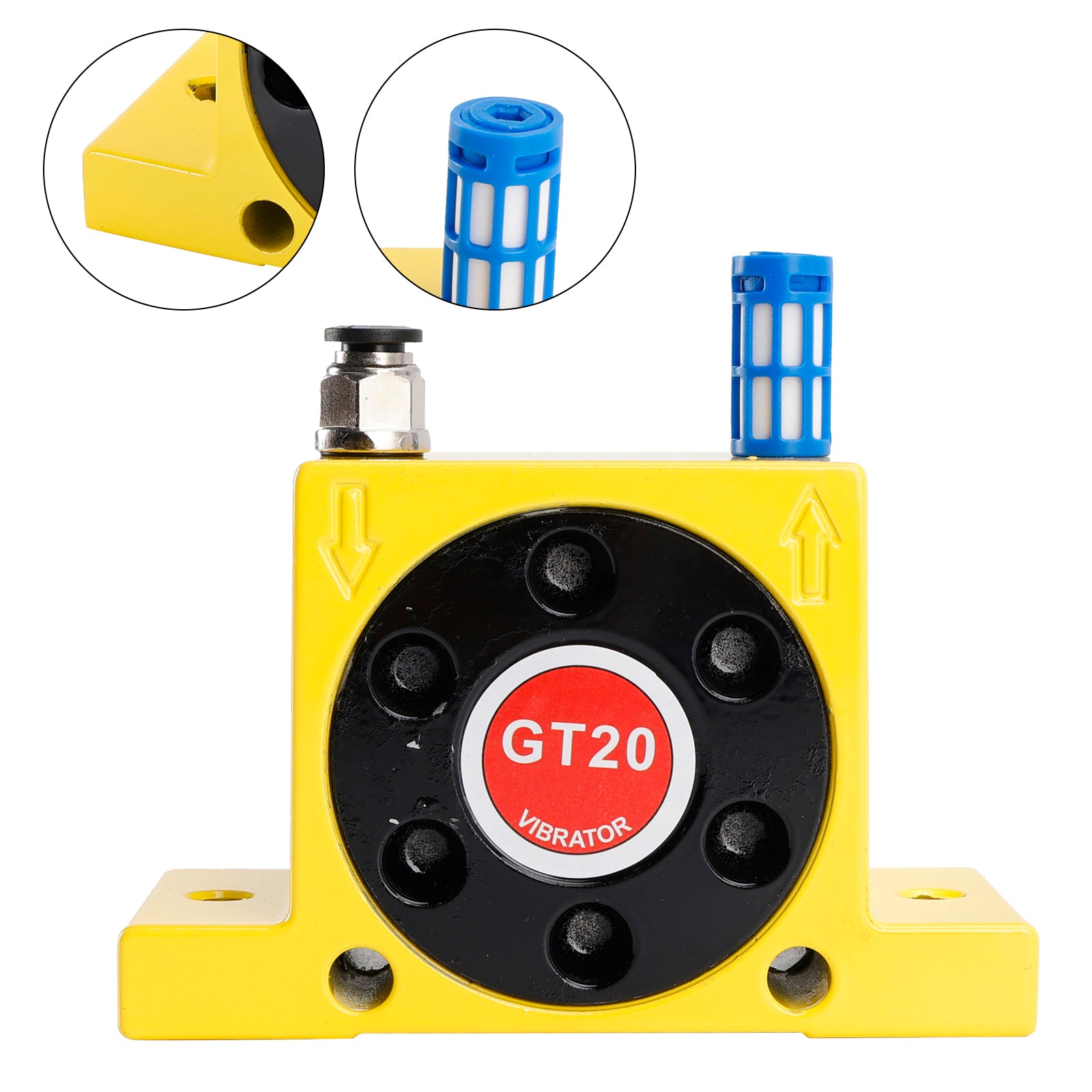 Pneumatic Turbine Vibrators GT8/10/13/16/20/25 Silent Golden Industrial Vibrator, GT20