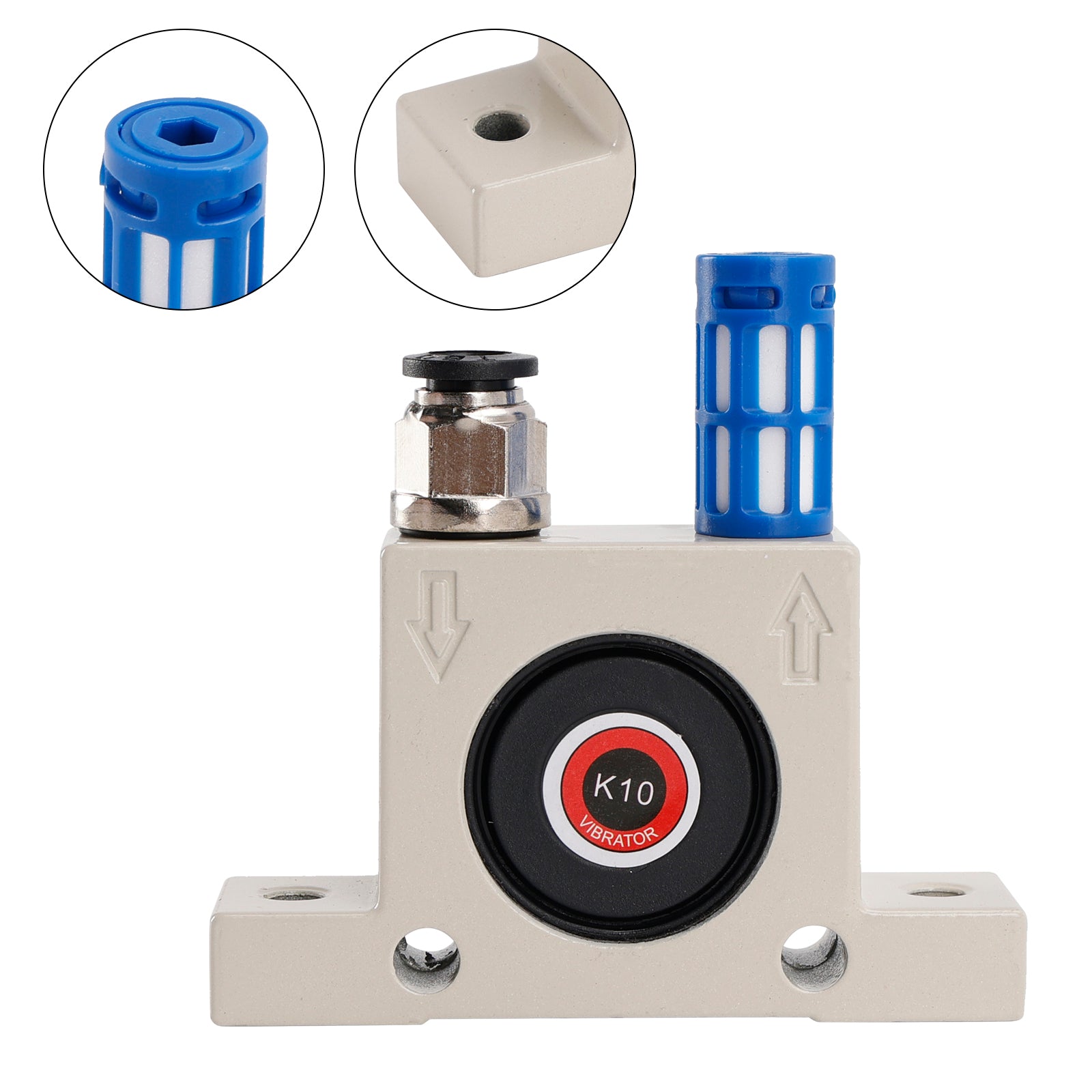K8/10/13/16 Pneumatic Vibrator Power Concrete Vibrator Air Turbine Oscillator, K10