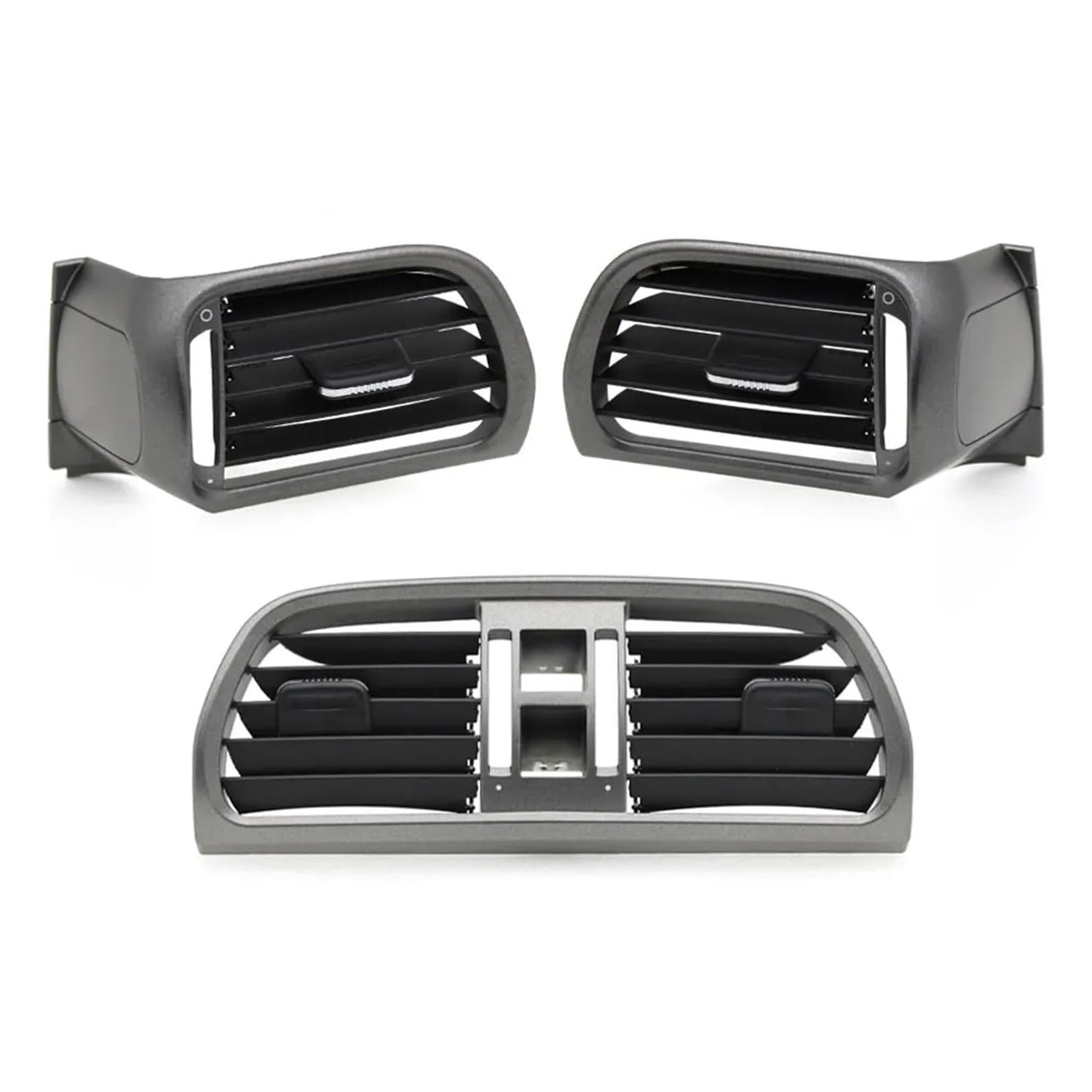 2004-2011 Porsche Carrea 997 Left Right Central AC Vent Cover Gray 99755214105 99755213105 99755213205