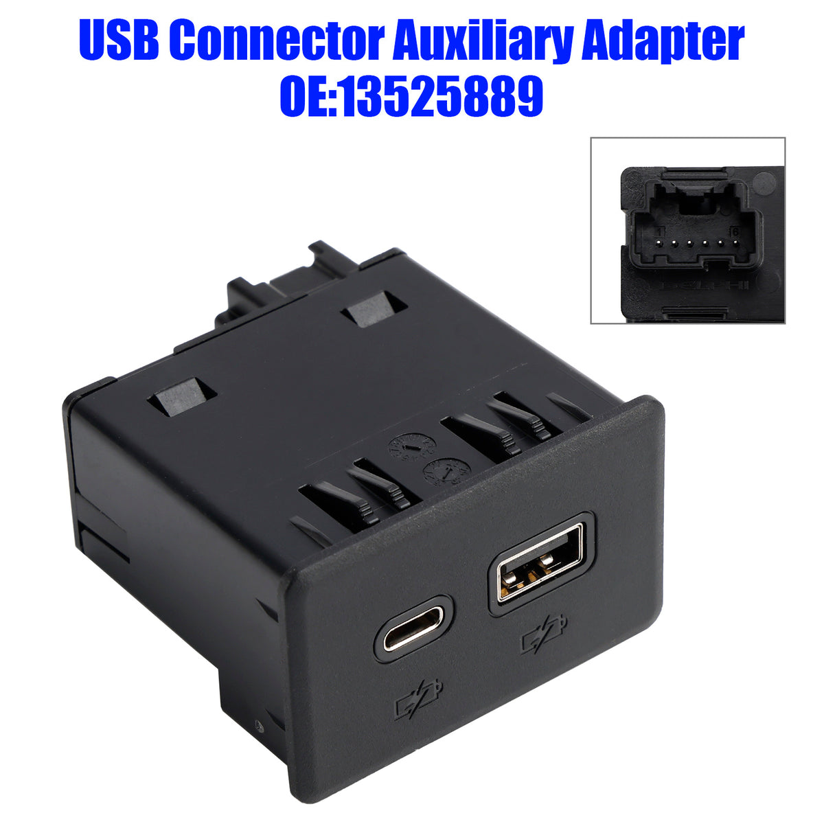 2021-2023 GMC Yukon USB Connector Auxiliary Adapter 13525889 Generic