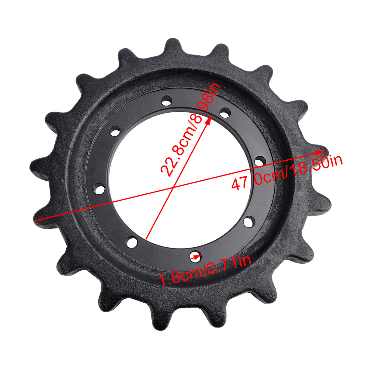 17 Teeth 8 Holes 87460888 Sprocket For Case CT420 For New Holland LT185 LT190