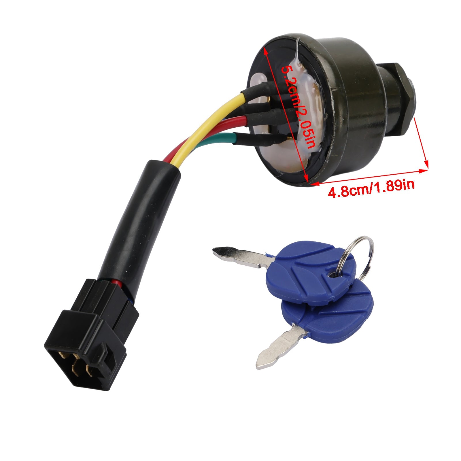 Ignition Switch 82826806 87304791 For New Holland TT45A TT50A TT60A With 2Keys