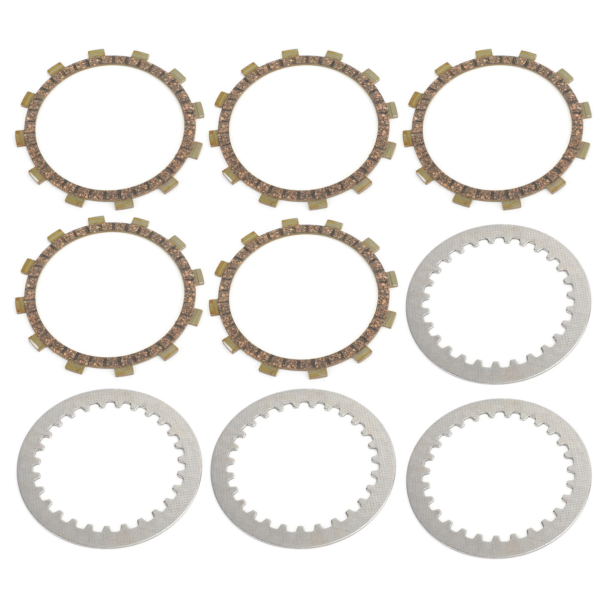 Clutch Kit Iron & Friction Plates for Yamaha SRX250 SR250 XT250 1983-2000