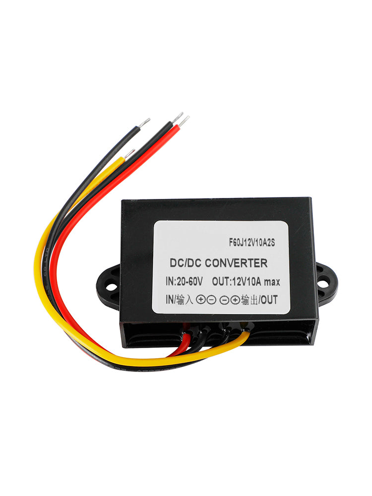 Waterproof DC-DC Converter 20-60V Step Down to 12V Power Supply Module 10A