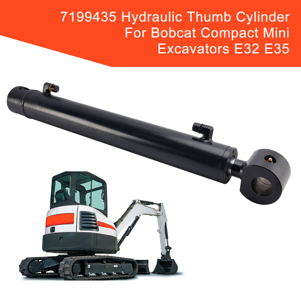 7199435 Hydraulic Thumb Cylinder For Bobcat Compact Mini Excavators E32 E35