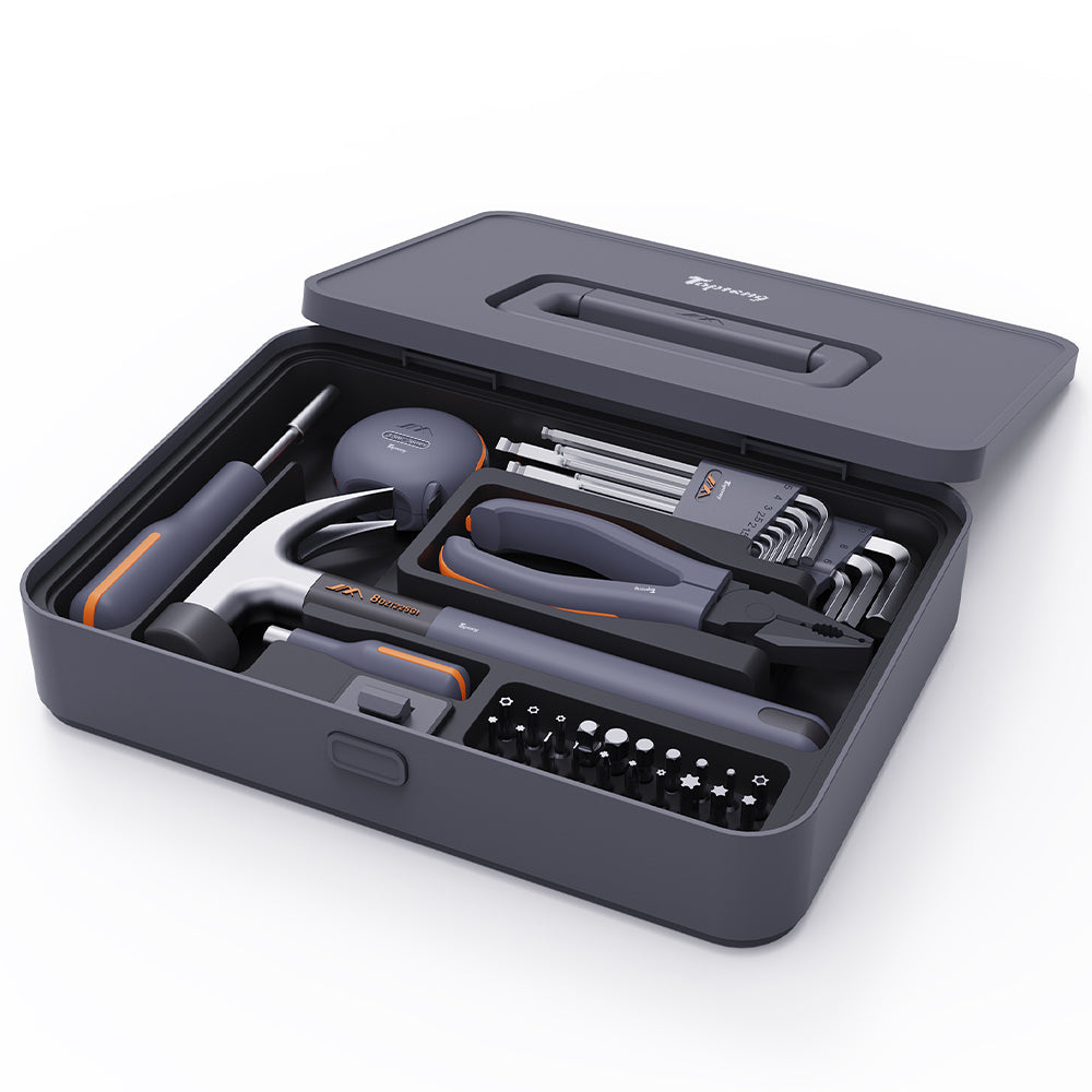 Repair Tool Kit Set of 34 Pieces General Household Maintenance Mechanics Auto Repairing Basic Combo Kit Hand Tool Set