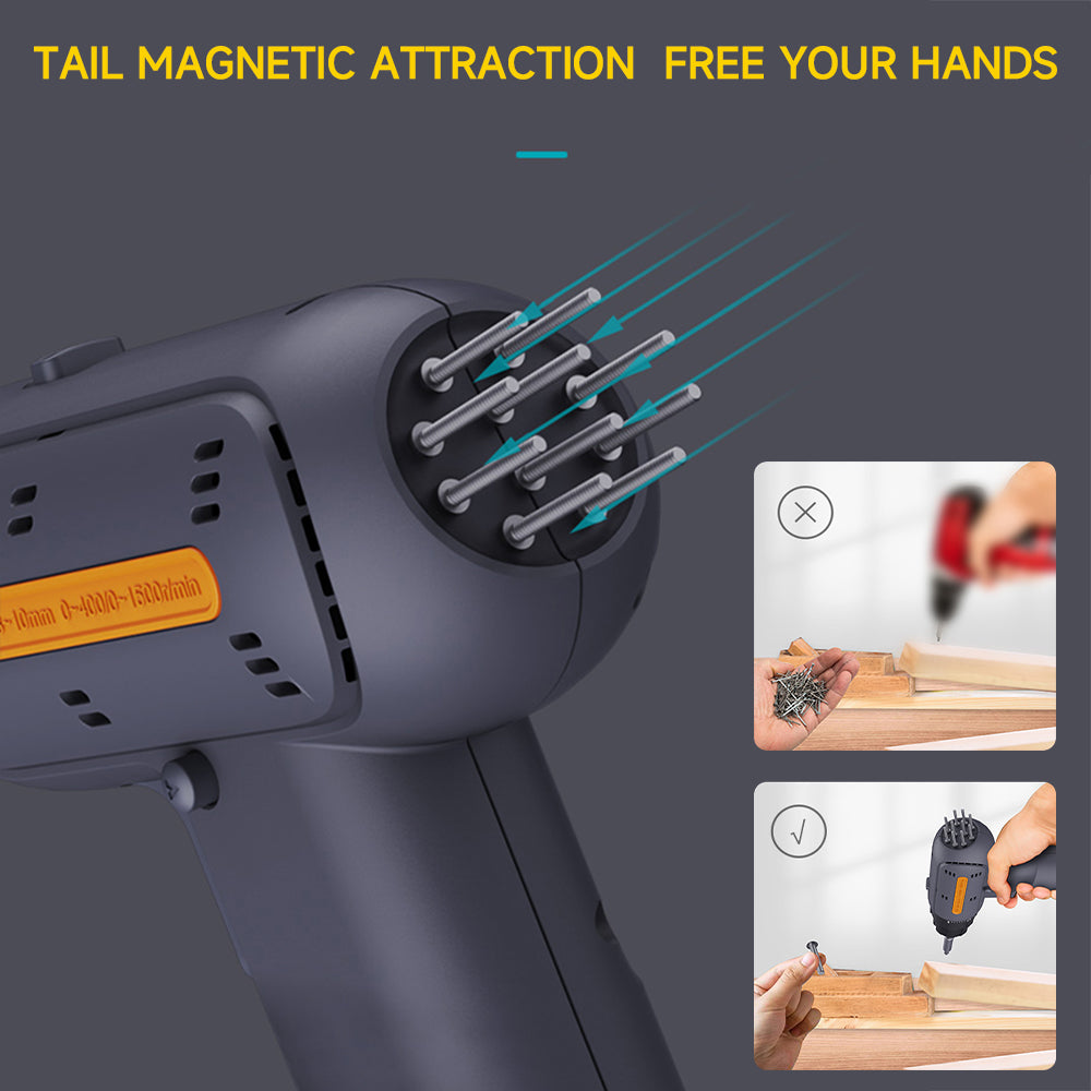 Power Tools Combo Kit With 12V Cordless Drill STACKABLE TOOL KIT