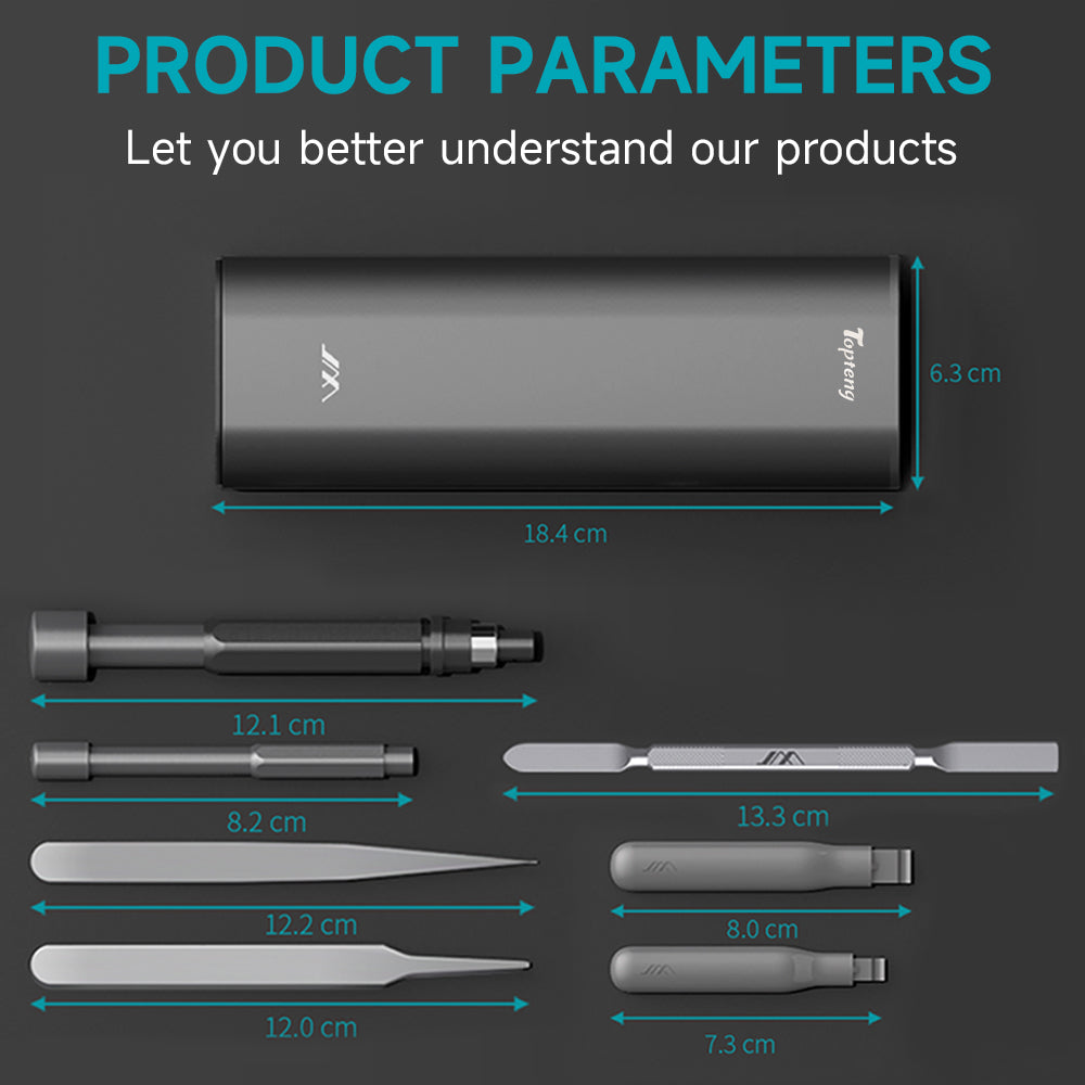 Precision Screwdriver Set 60-Pieces Hobby and Repair Set DIY PC Phone Hardware Electronic Devices Repair Watch Portable Compact 4mm Bits Slim Rotating Screwdriver Tweezers