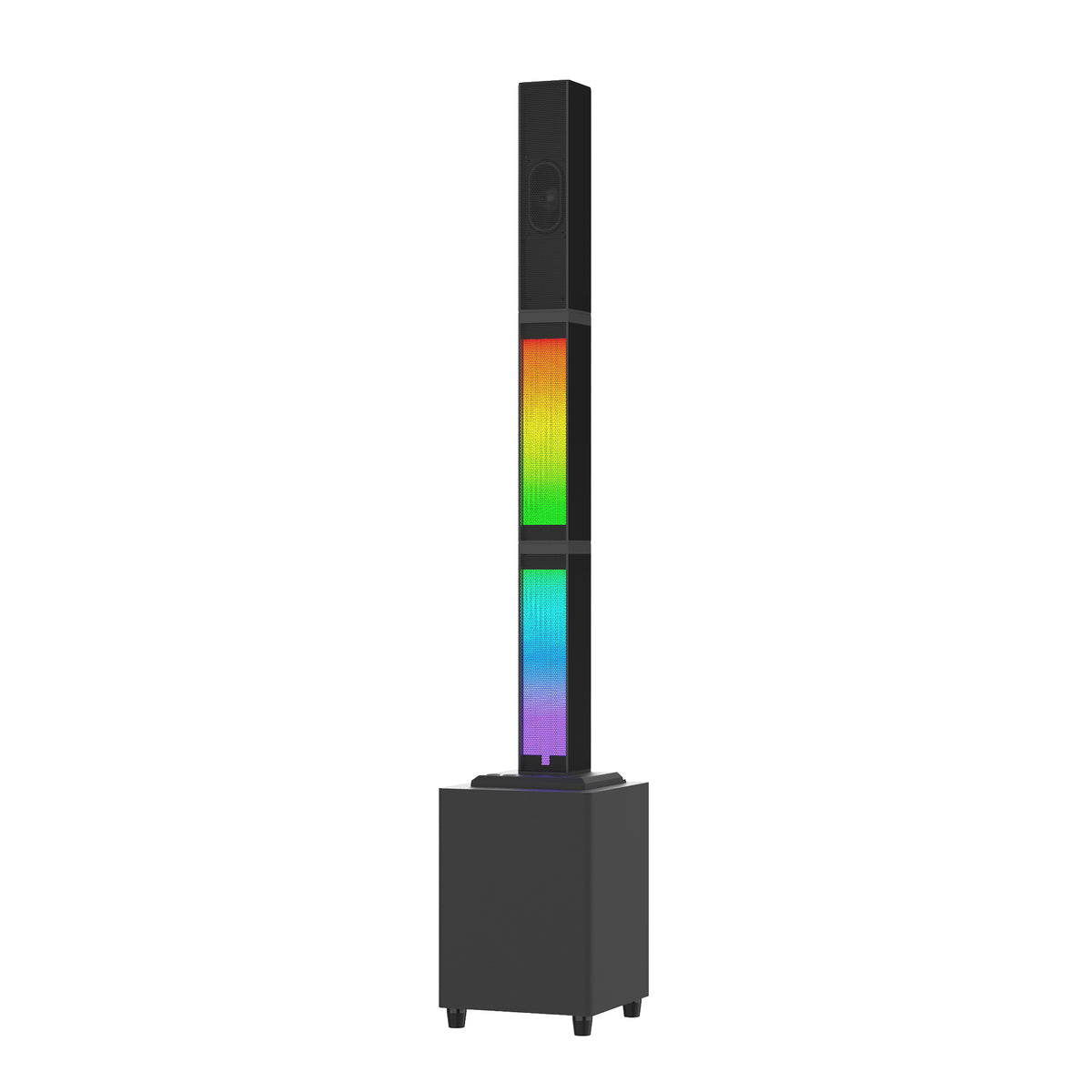 Bluetooth Speaker 2.1 Subwoofer RGB Detachable TWS Wireless Karaoke Home Theater
