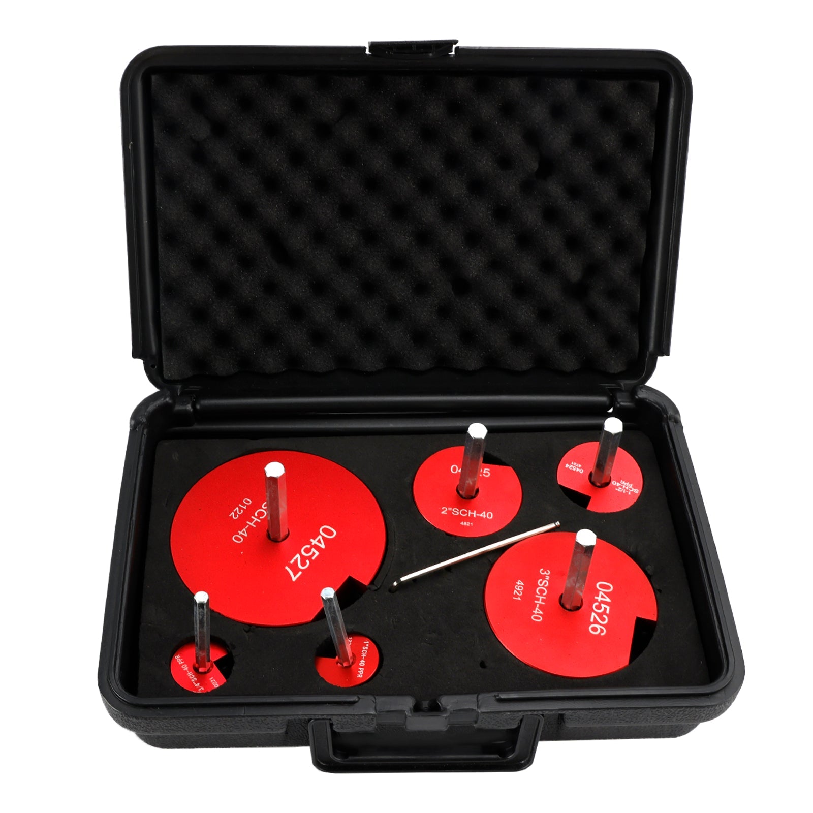 04529 For PPRK6 Plastic Pipe Fitting Reamer 6Pc Kit Fit Into Standard 1/2"Drills