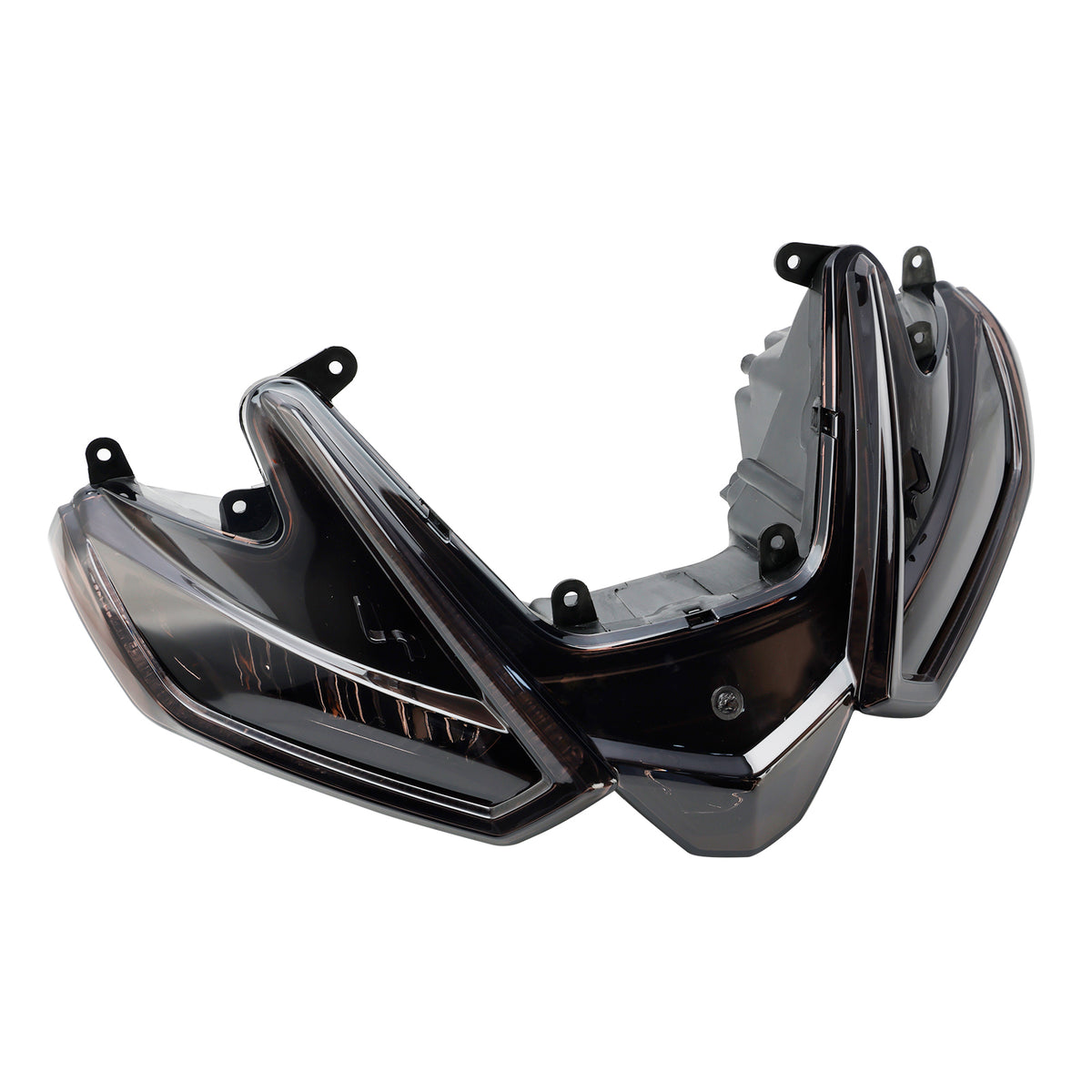 Front Headlight Grille Headlamp Led Protector Smoke For Aprilia Rs660 20-24 Rsv4