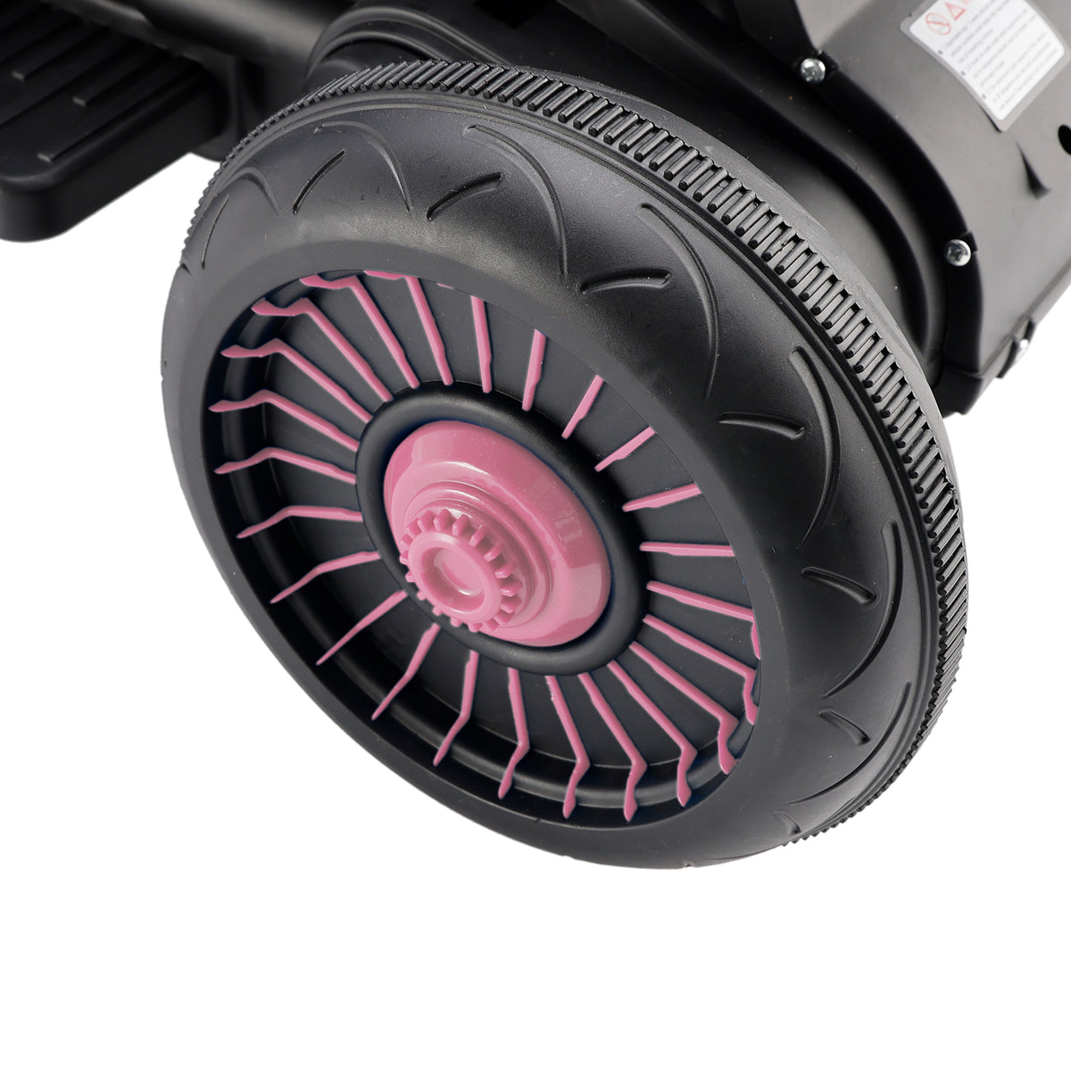 3Wheel 6V Kid Ride On Motorcycle Electric Toy With Colorful Light And Music Pink