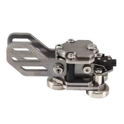 Stainless Steel Double paddle HF Shortwave Automatic Key CW Key Morse Code Key