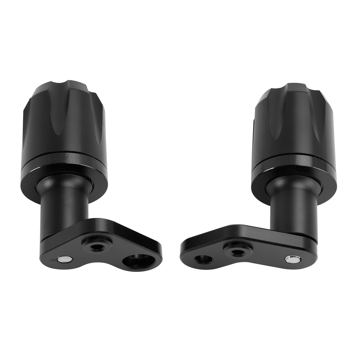 Aluminum Frame Crash Slider Protection Black For Kawasaki Zx-6R Zx 6R 2024-2025