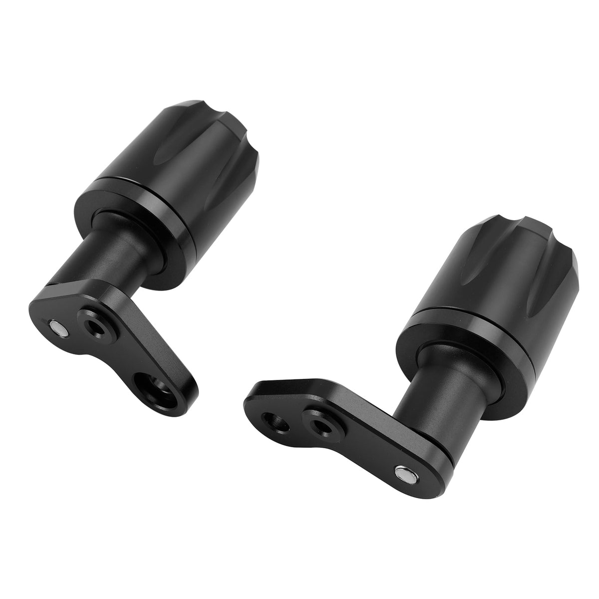 Aluminum Frame Crash Slider Protection Black For Kawasaki Zx-6R Zx 6R 2024-2025