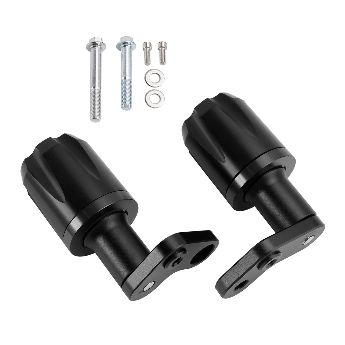 Aluminum Frame Crash Slider Protection Black For Kawasaki Zx-6R Zx 6R 2024-2025