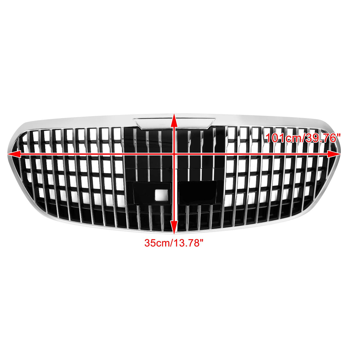 Front Bumper Upper Grille Fit Mercedes Benz S Class W223 S450L S500 S580 2021+