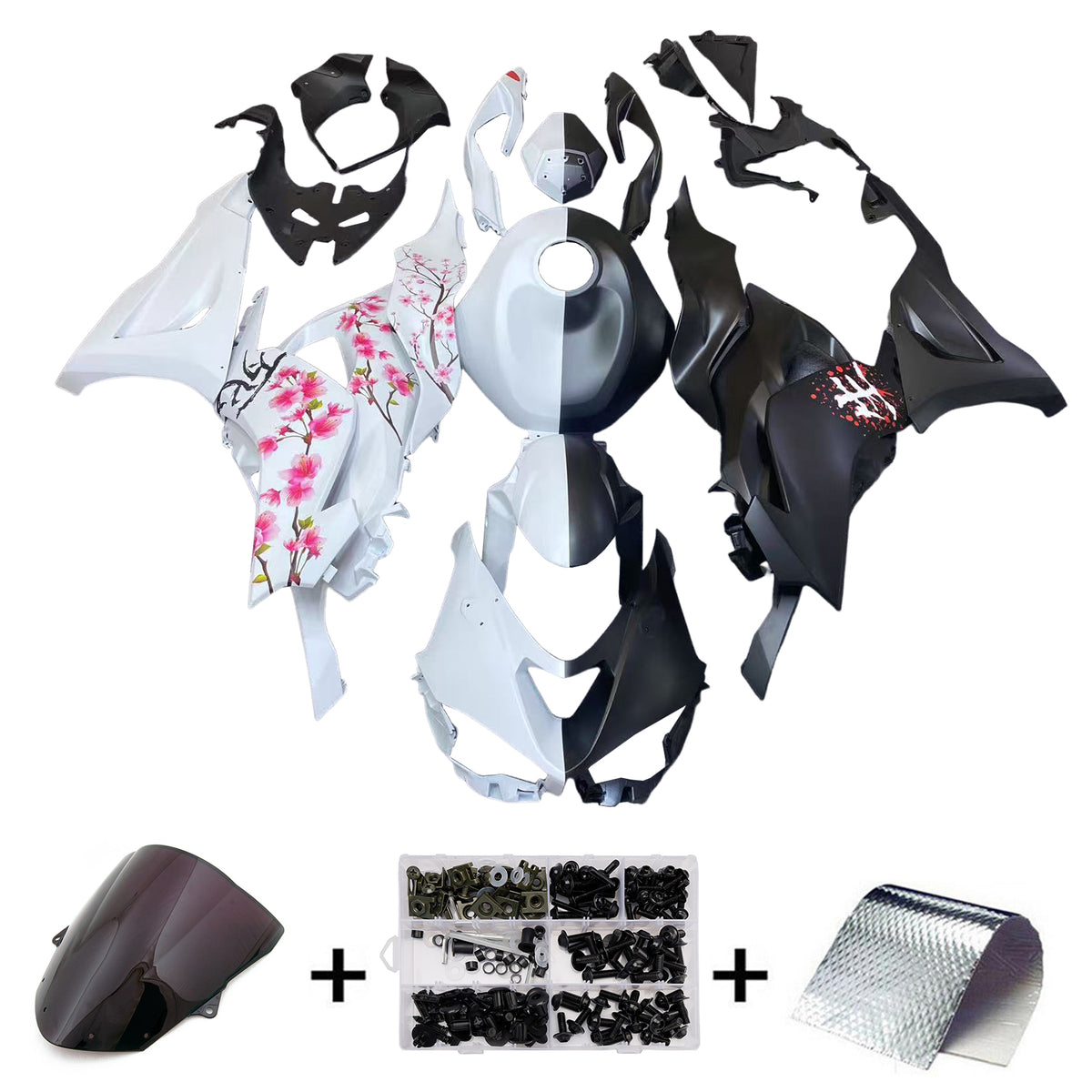 2024-2026 Kawasaki ZX-6R Injection Fairing Kit Bodywork Plastic ABS Generic
