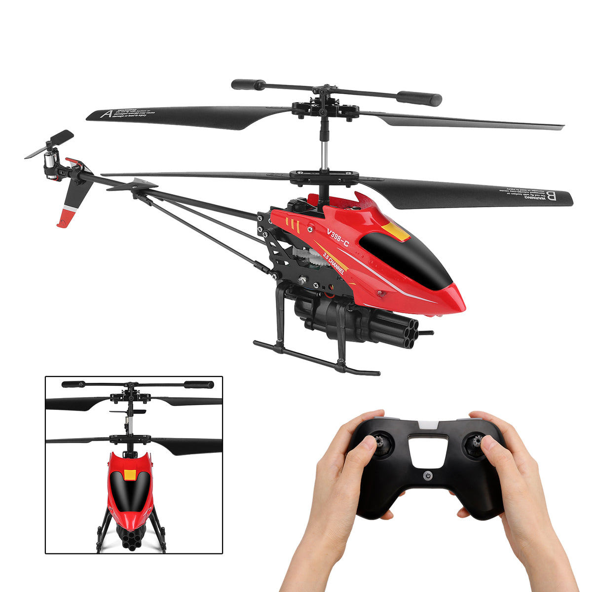 Wltoys V398-C RC Airplane Helicopter 2.4G 6-Axis Gyro Aircraft Kid Gift Toy