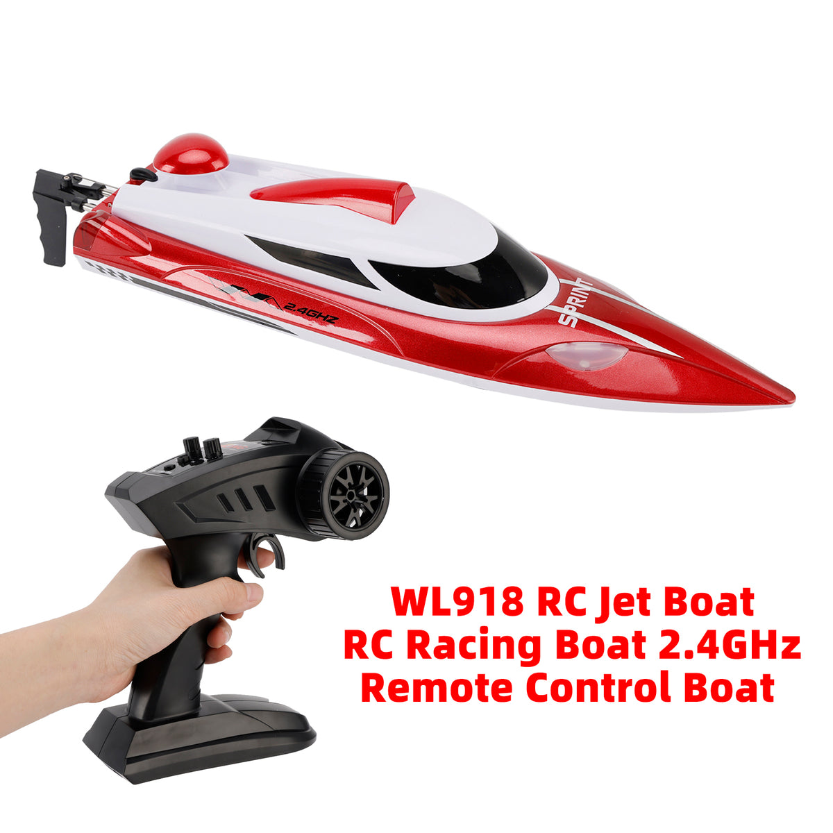 Wltoys WL918 RC Jet Boat RC Racing Boat 2.4GHz Remote Control Boat Toy Gift