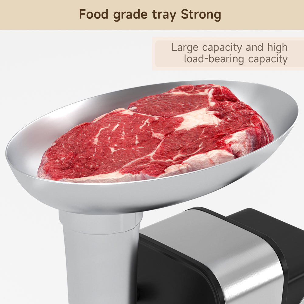 5 in 1 Electric Meat Grinder: 600W Meat Grinder with 3 Blades Sausage Stuffer Tube & Kubbe Kit  Vegetable Slicer & Shredder Cheese Grater