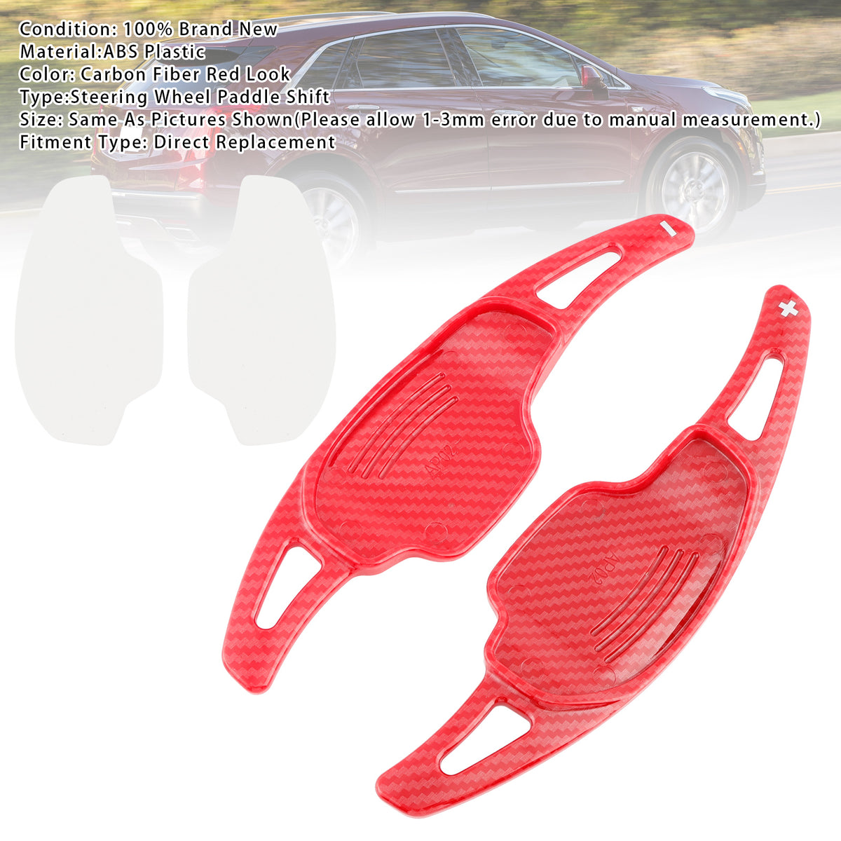 Carbon Look Steering Wheel Paddle Shifter Extensions For Chevy Camaro 12-15
