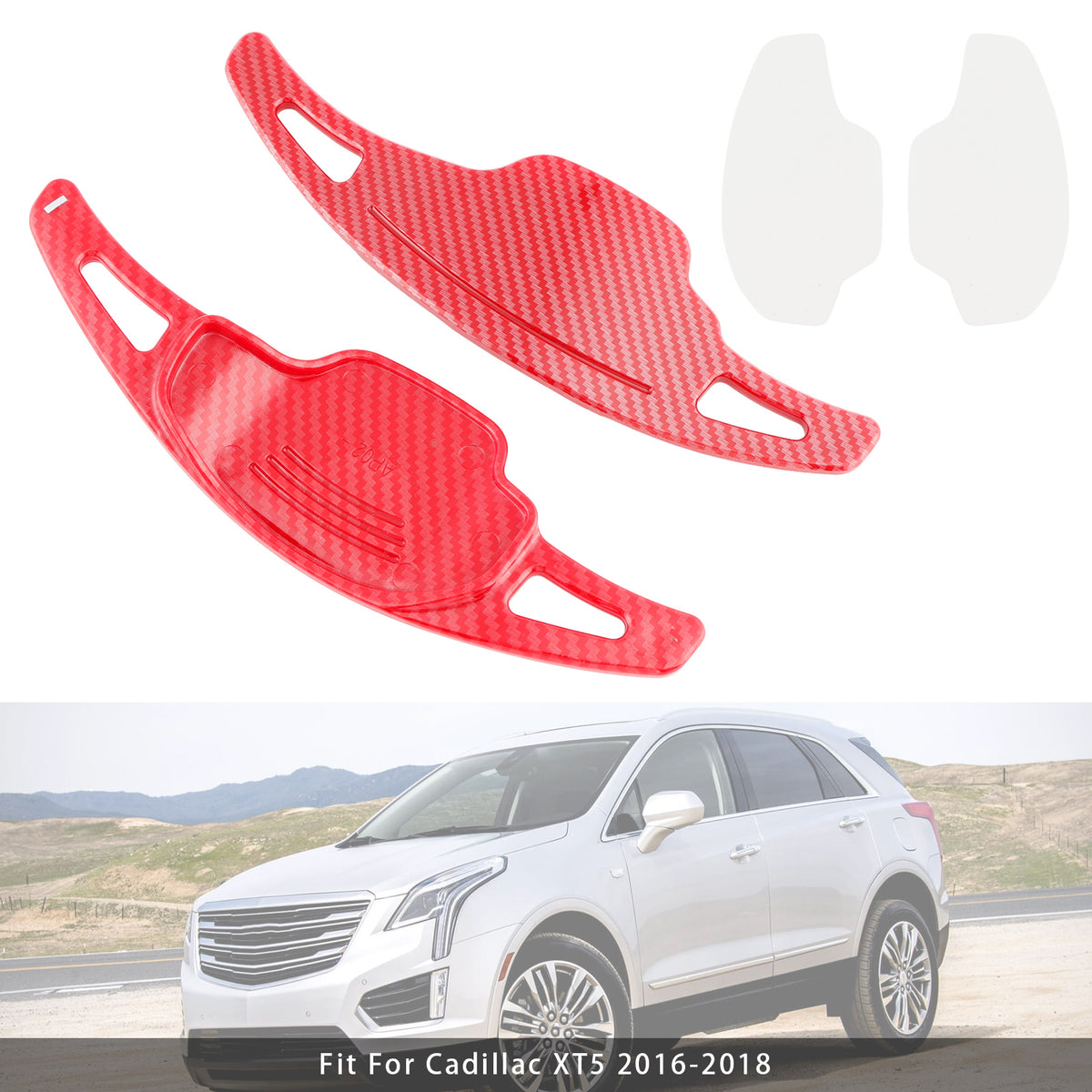 Carbon Look Steering Wheel Paddle Shifter Extensions For Chevy Camaro 12-15
