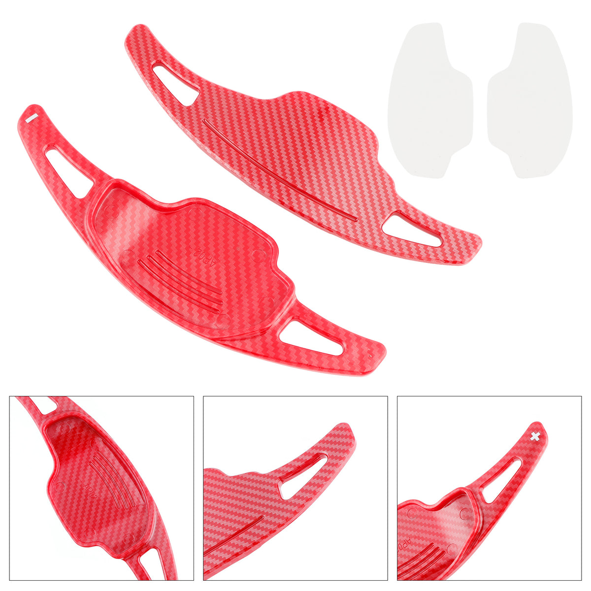 Carbon Look Steering Wheel Paddle Shifter Extensions For Chevy Camaro 12-15