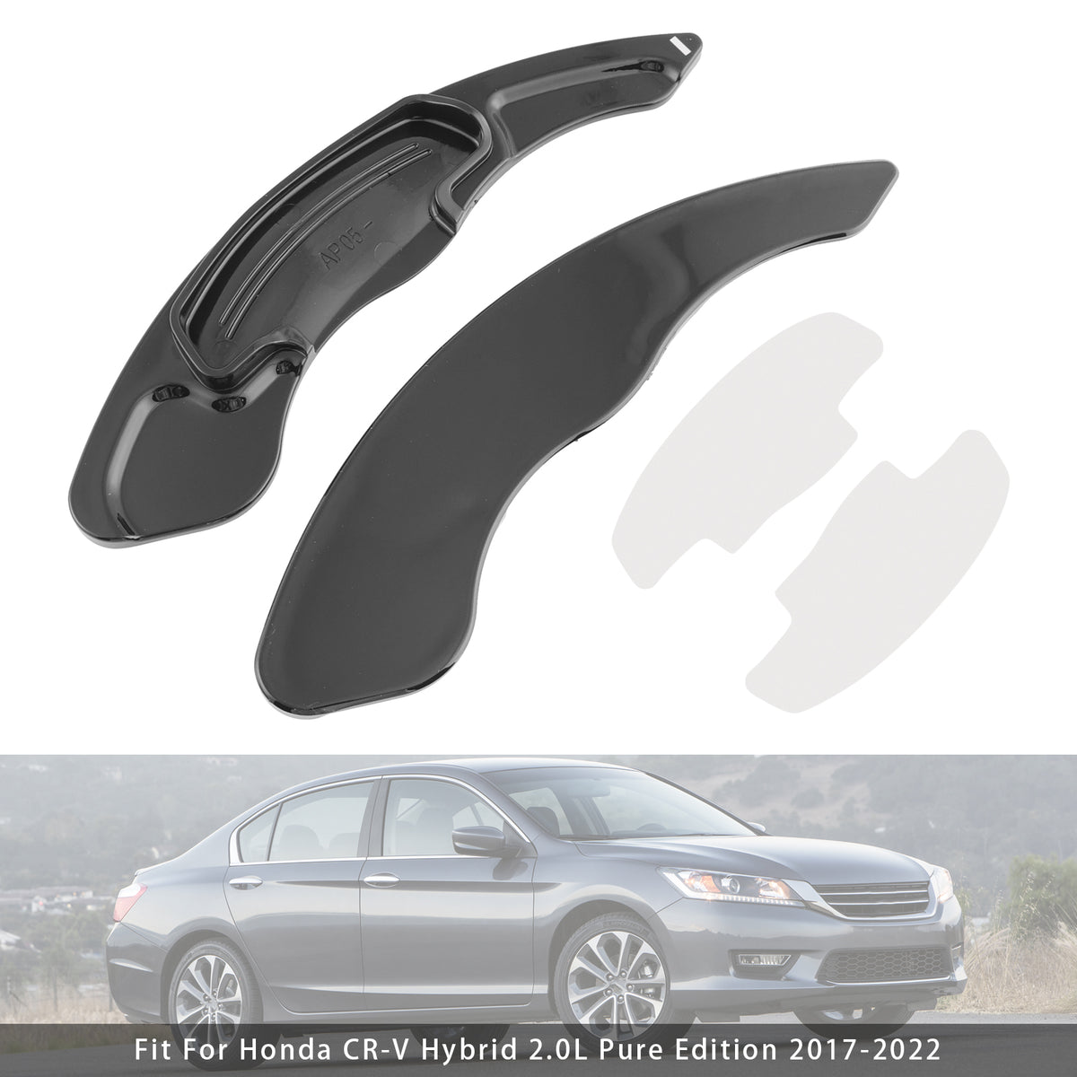 Steering Wheel Paddle Shifter Extensions For Honda CR-V Accord 2013-2022 Black