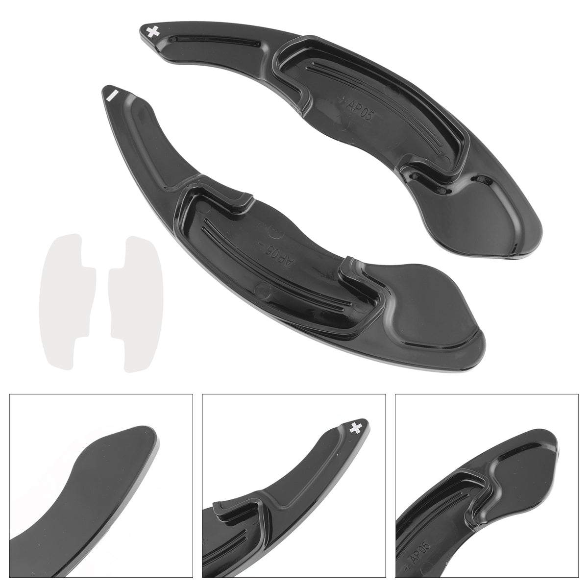 Steering Wheel Paddle Shifter Extensions For Honda CR-V Accord 2013-2022 Black