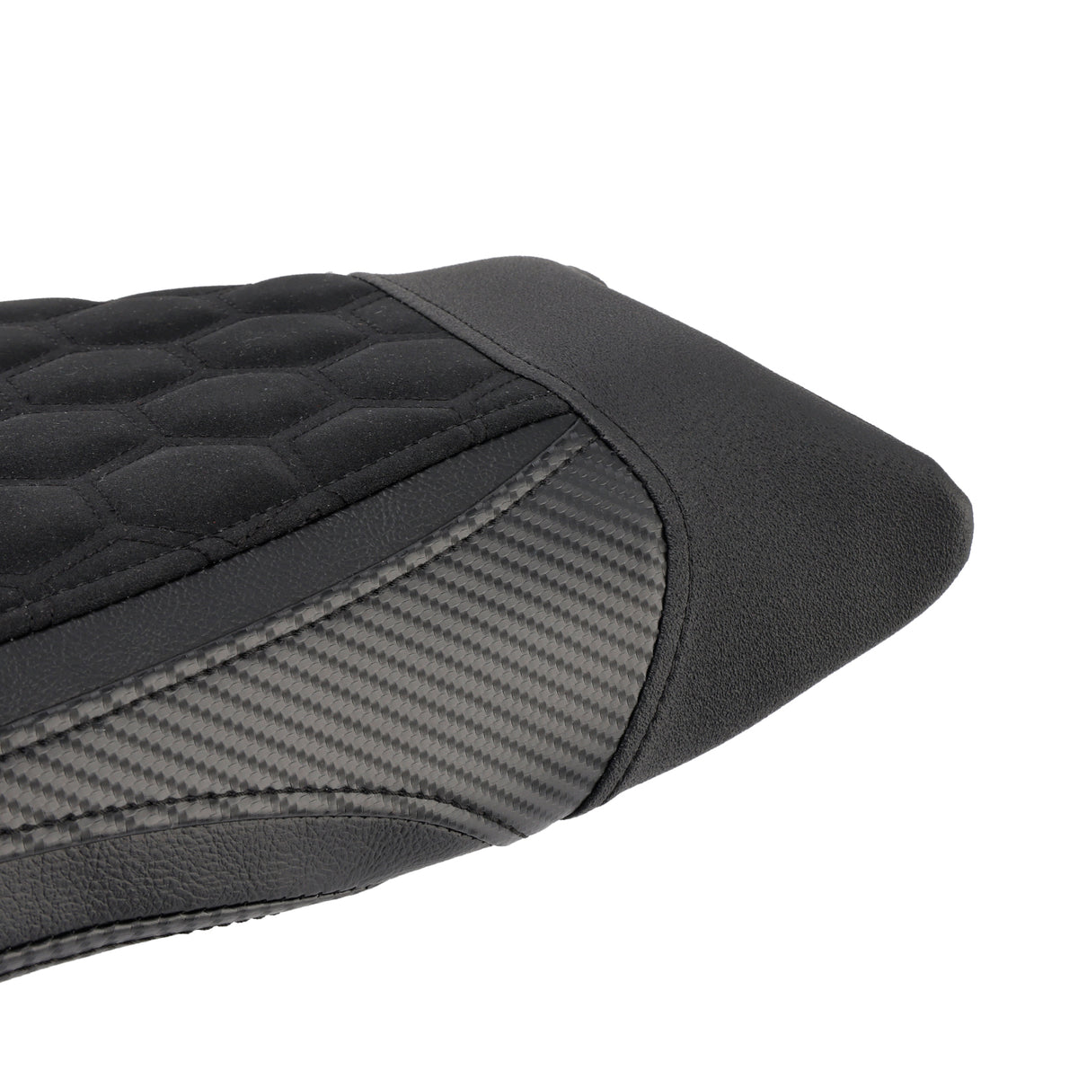Front Raider Seat Driver Cushion Pu Fit Blacka For Kawasaki Ninja Zx-6R 19-25