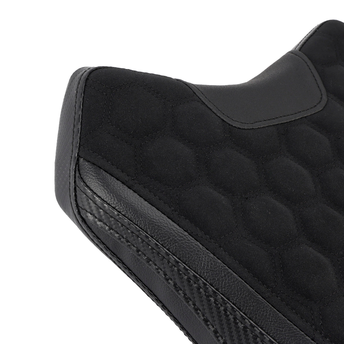 Front Raider Seat Driver Cushion Pu Fit Blacka For Kawasaki Ninja Zx-6R 19-25