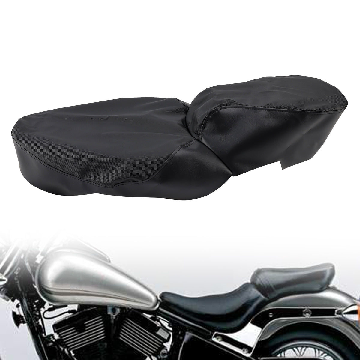Rider Passenger Front Rear Seat Skin Fit For Kawasaki Vulcan Vn400 800 95-12