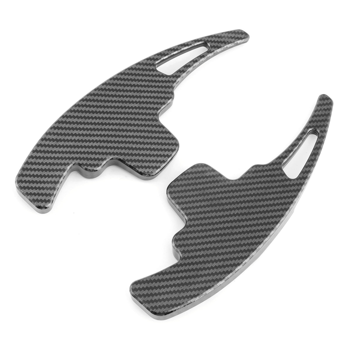 Carbon Look Steering Wheel Paddle Shifter Extensions For Mercedes-Benz A C E