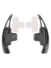 Carbon Look Steering Wheel Paddle Shifter Extensions For Mercedes-Benz A C E