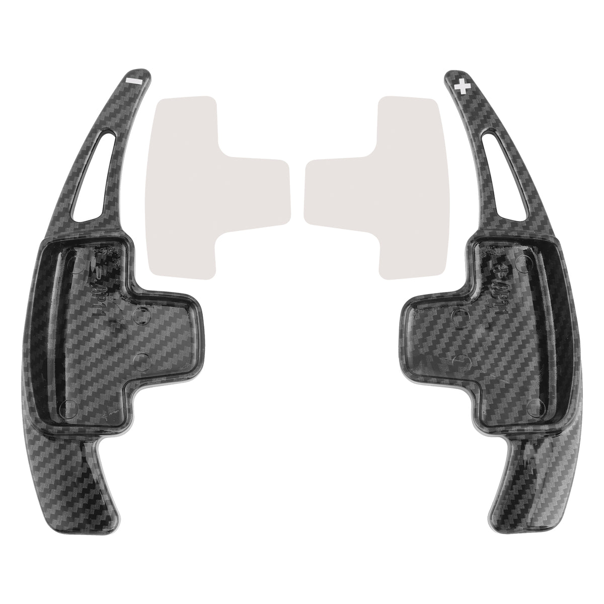 Carbon Look Steering Wheel Paddle Shifter Extensions For Mercedes-Benz A C E