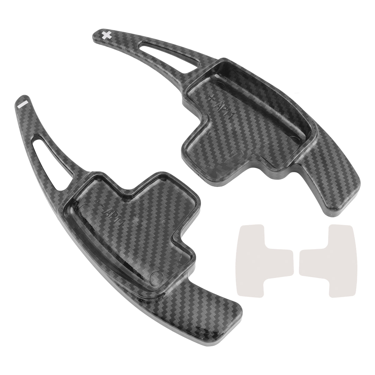 Carbon Look Steering Wheel Paddle Shifter Extensions For Mercedes-Benz A C E