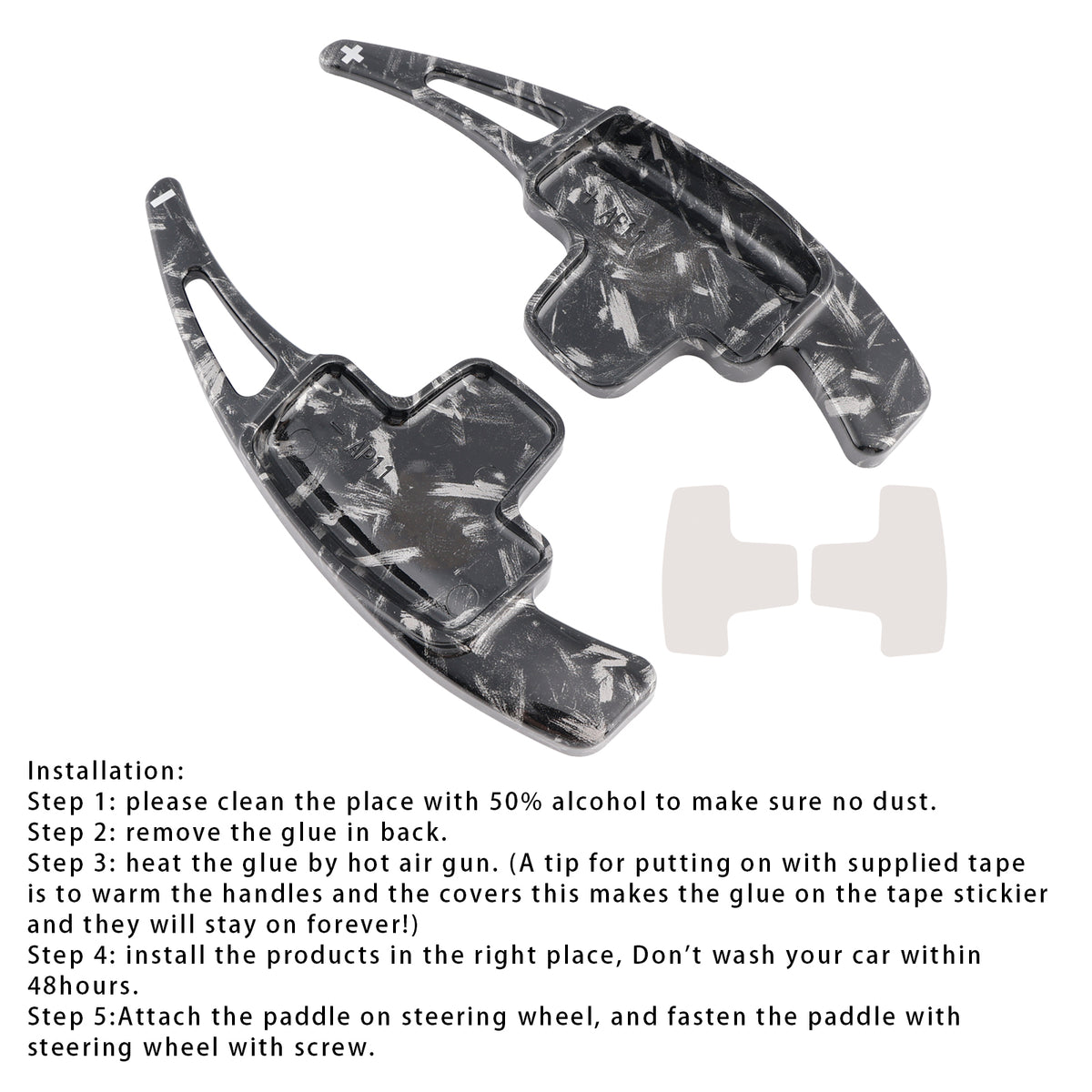 Steering Wheel Paddle Shifter Extensions For Mercedes-Benz A C E ML 2012-2015