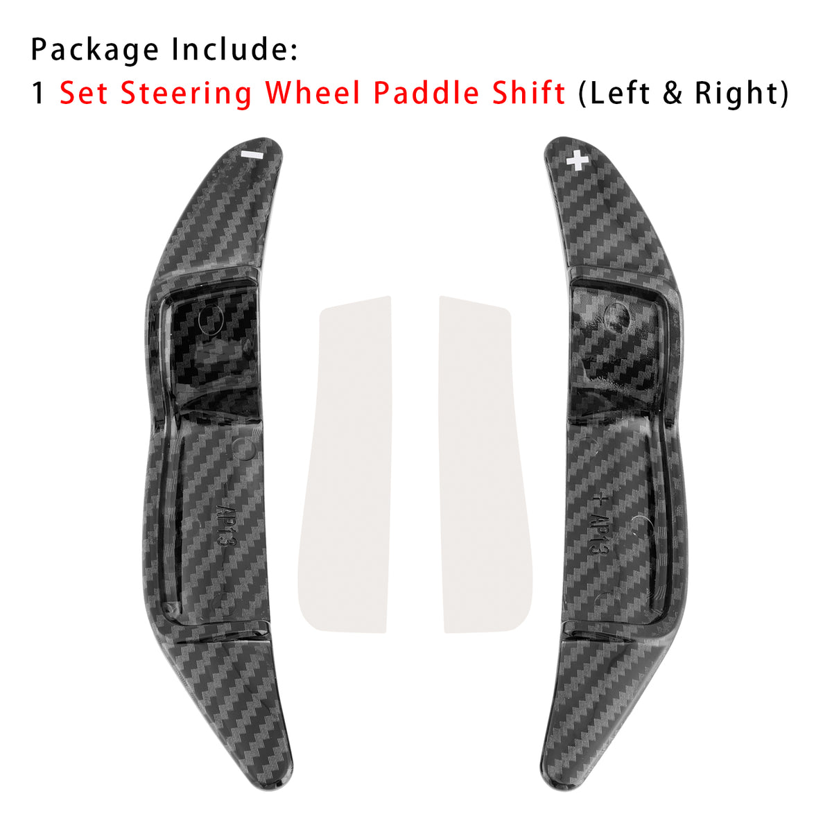 Carbon Look Steering Wheel Paddle Shifter Extension For Mini R55 R56 R58 R60 R61