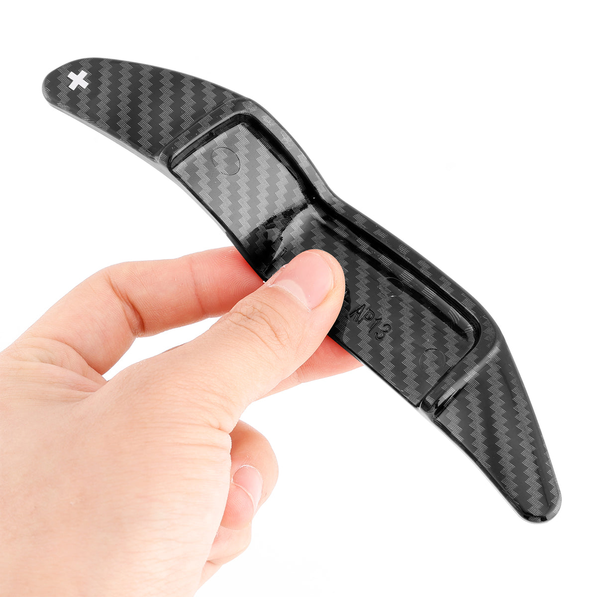 Carbon Look Steering Wheel Paddle Shifter Extension For Mini R55 R56 R58 R60 R61