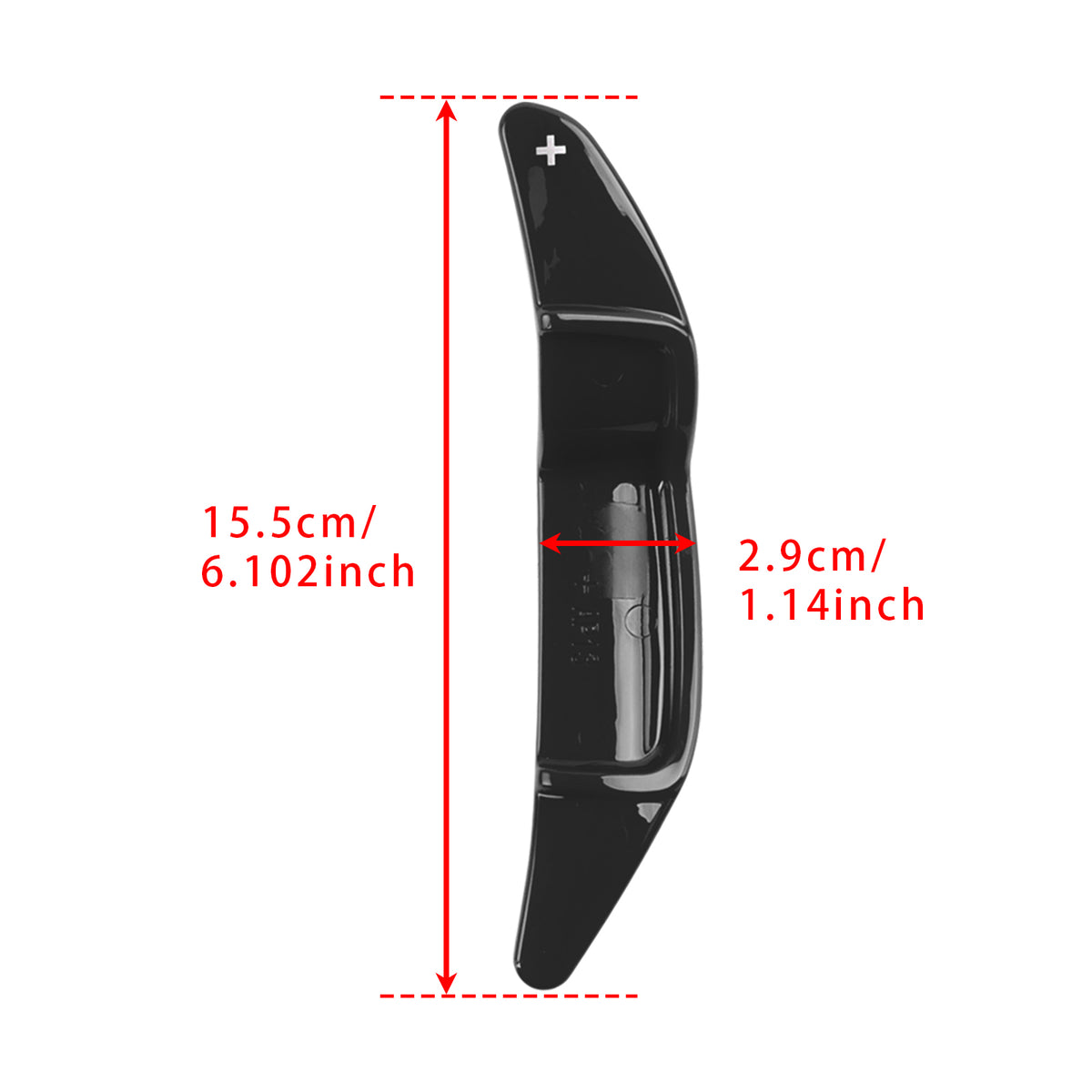 Steering Wheel Paddle Shifter Extension For Mini R55 R56 R58 R60 R61 Black