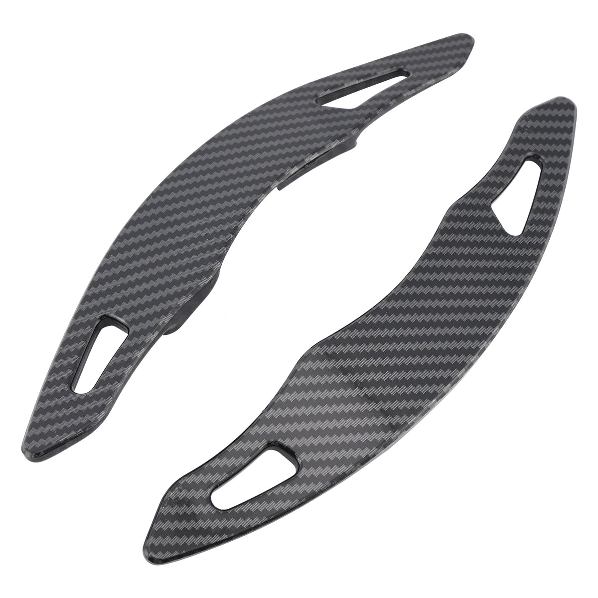 Carbon Look Steering Wheel Paddle Shifter Extension For Subaru Forester Outback
